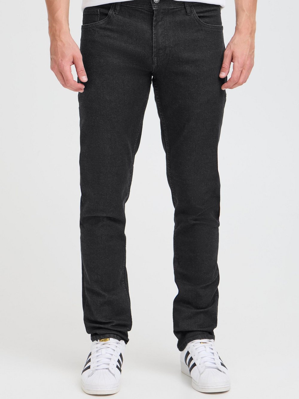 BLEND Slim-fit-Jeans Herren Baumwolle schwarz, 38-32