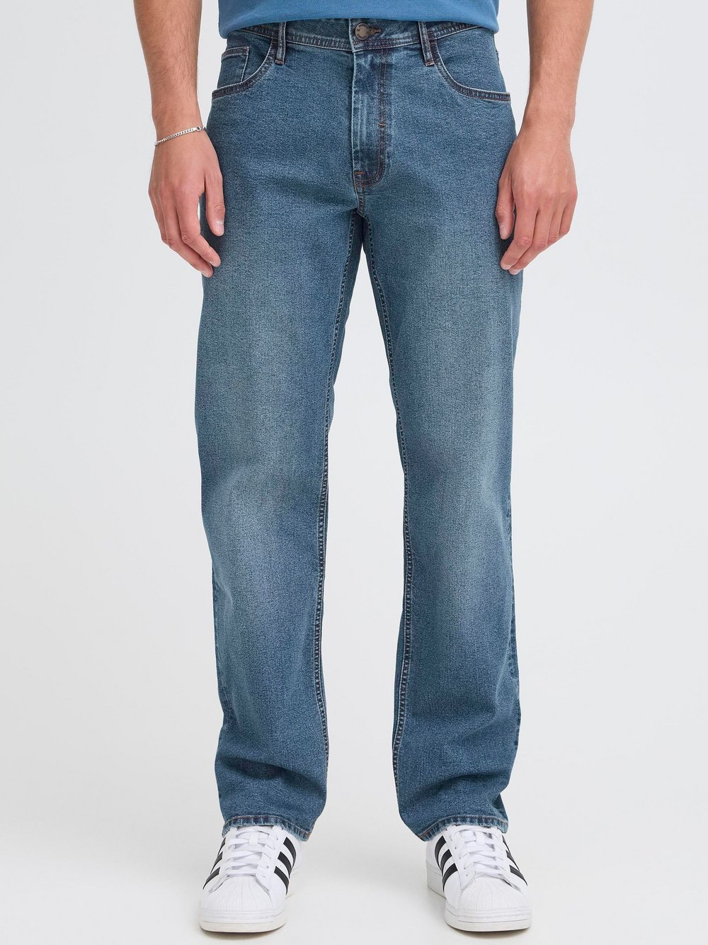 BLEND Regular-fit-Jeans Herren Baumwolle blau, 38-34