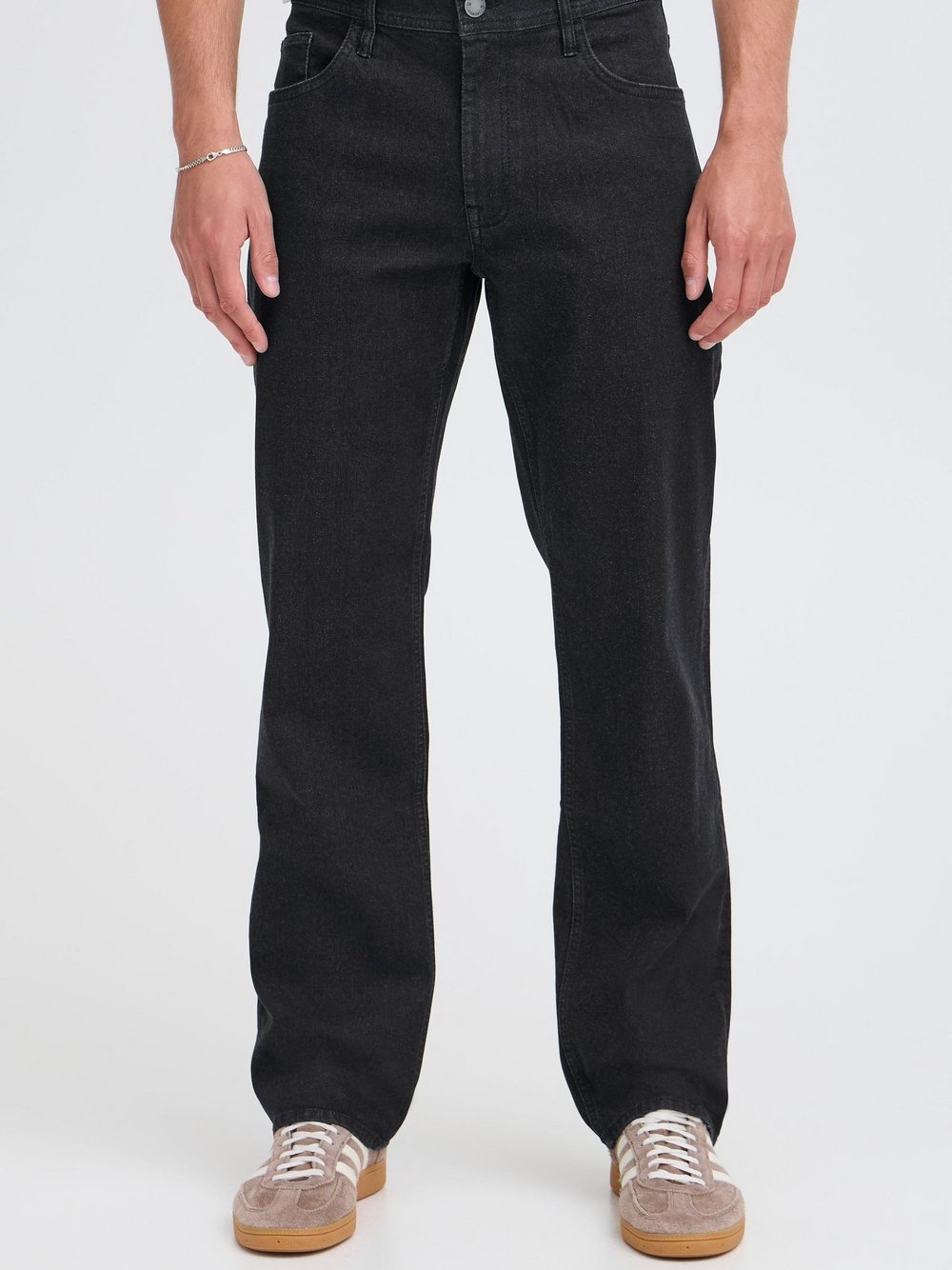 BLEND Regular-fit-Jeans Herren Baumwolle schwarz, 31-32