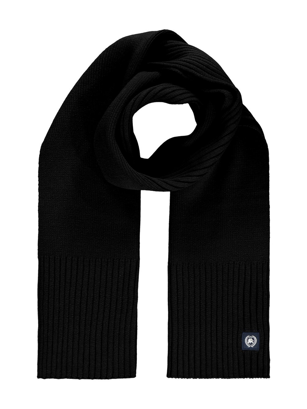 LERROS Strickschal Herren Baumwolle schwarz, ONE SIZE
