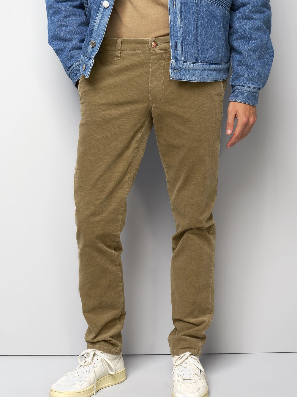 MEYER Chinohose Herren Baumwolle braun, 33-32