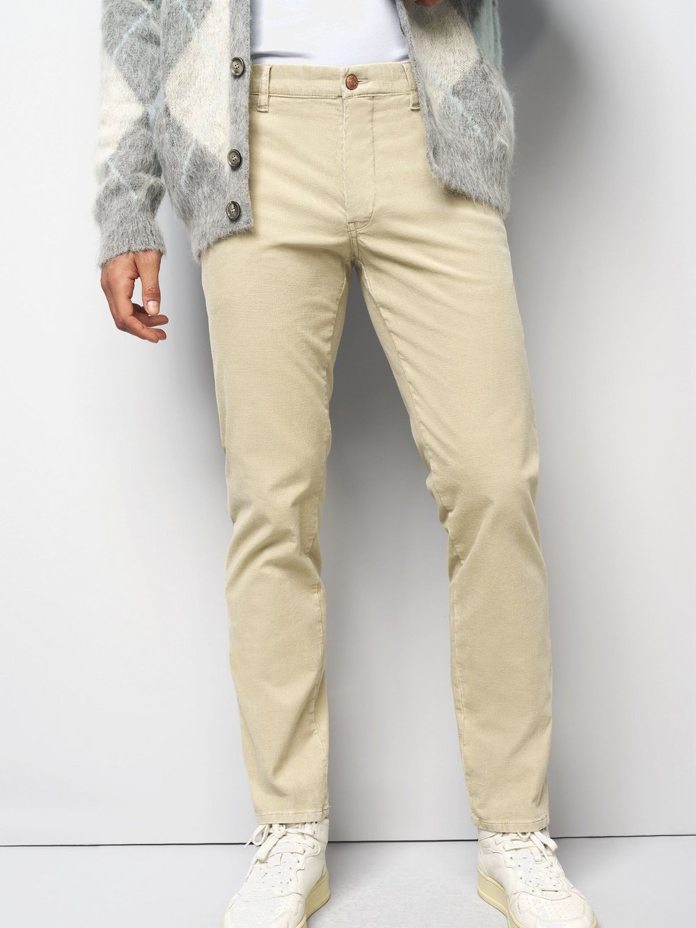 MEYER Chinohose Herren Baumwolle beige, 42-32