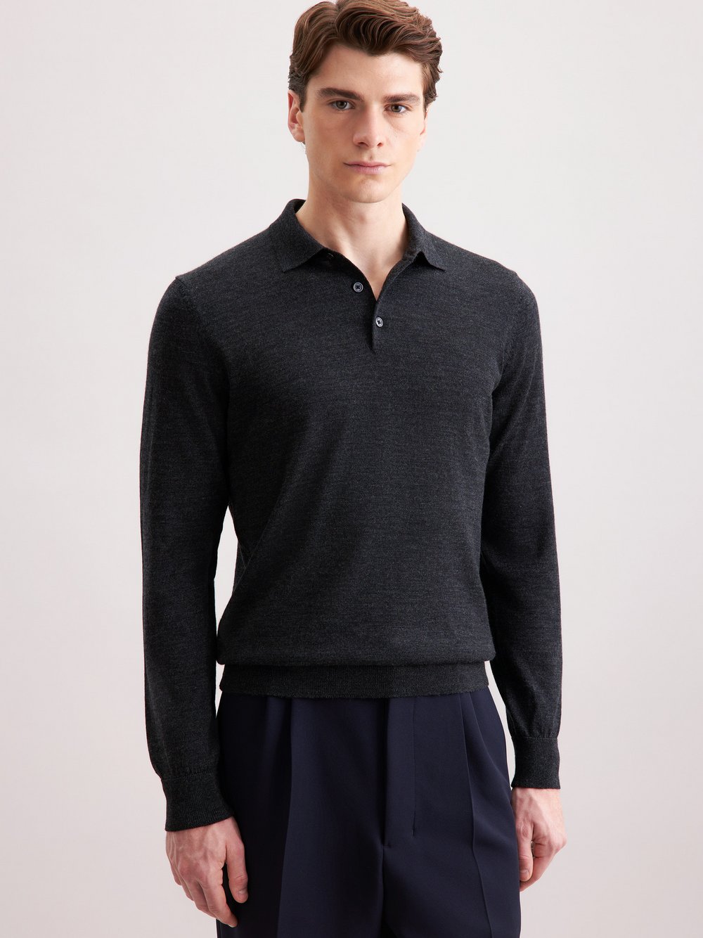 Thumbnail - Seidensticker Pullover Herren Wolle grau, XXXL