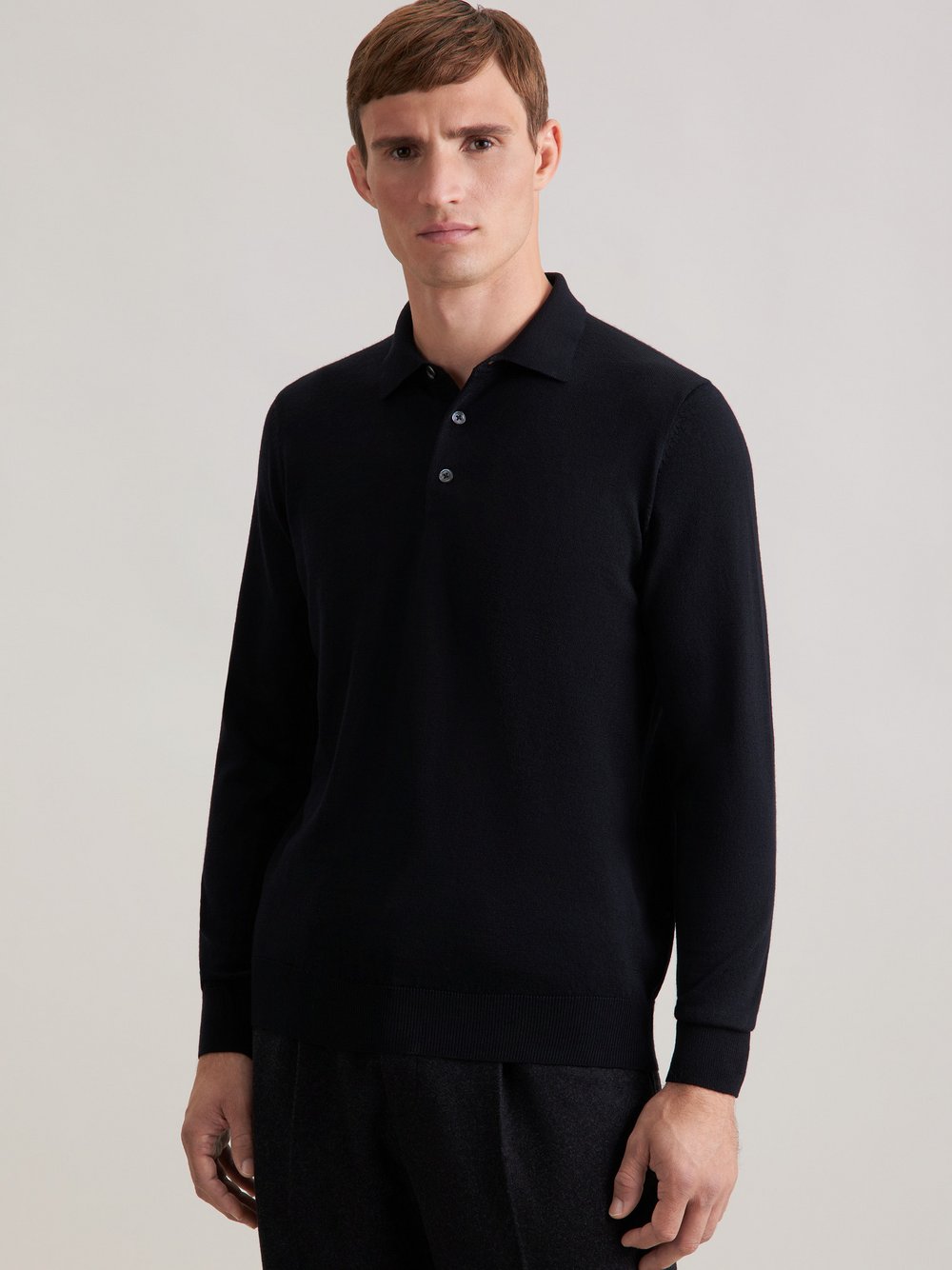 Thumbnail - Seidensticker Pullover Herren Wolle schwarz, L