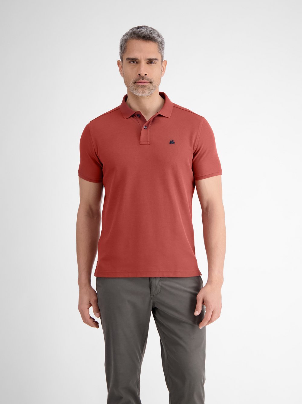 LERROS Poloshirt Herren Baumwolle rosa, XL