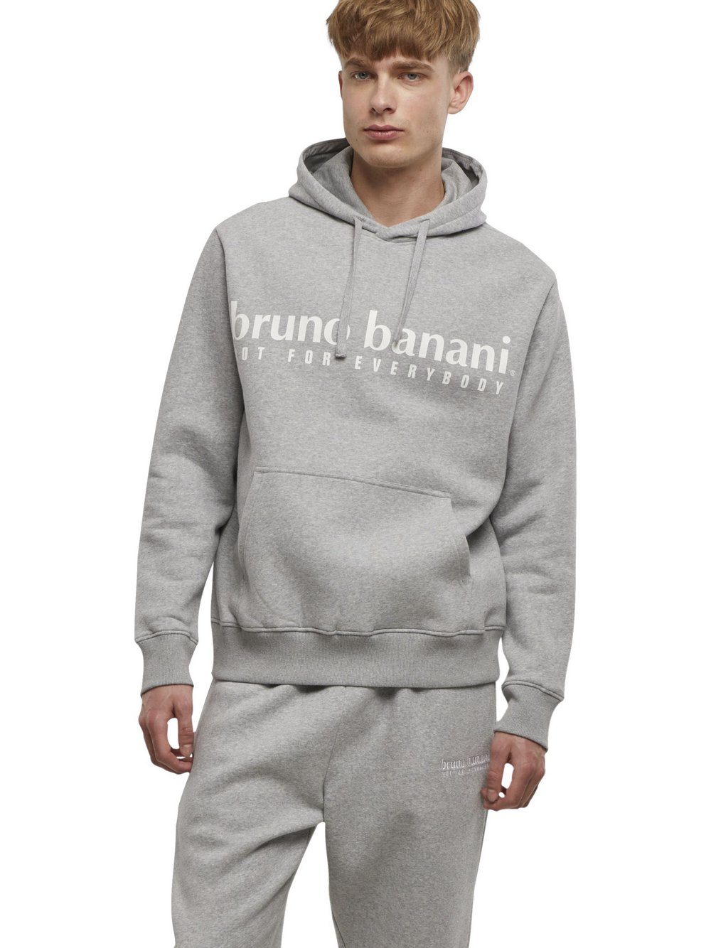 Bruno Banani Hoodie Herren Baumwolle mehrfarbig gemustert, XXL