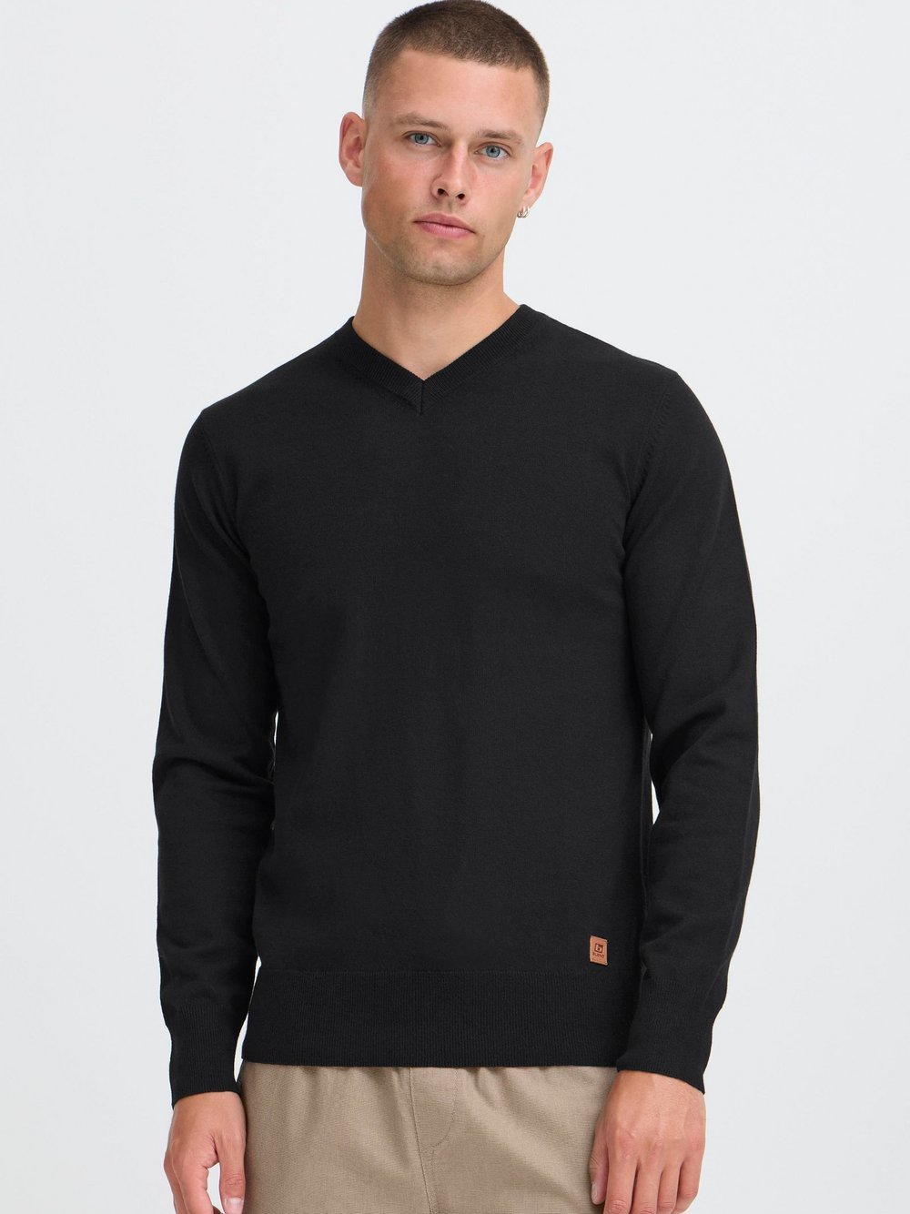 BLEND Pullover Herren Baumwolle schwarz, XL
