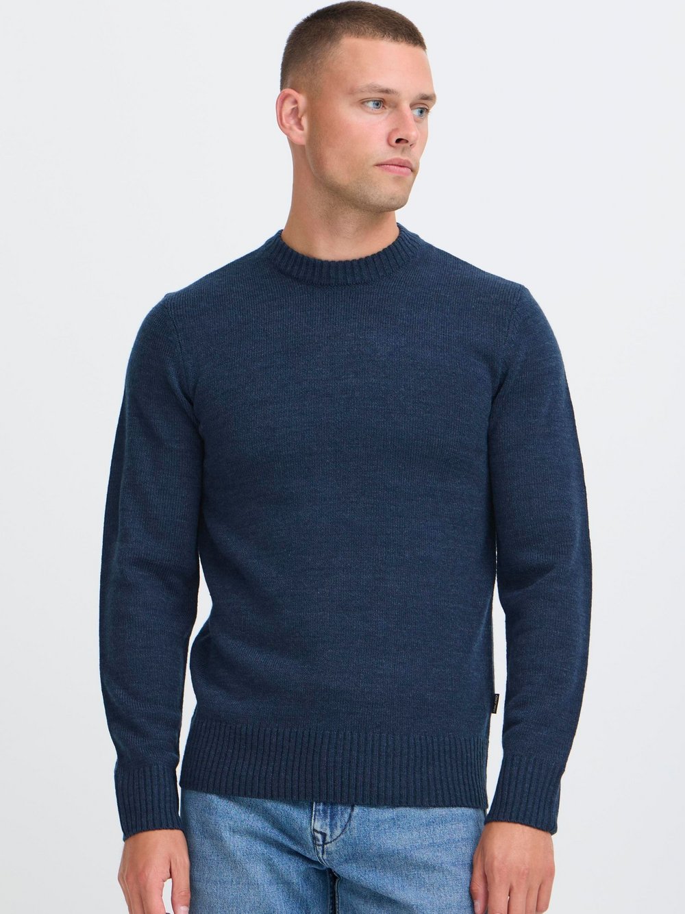 Thumbnail - BLEND Strickpullover Herren blau, S