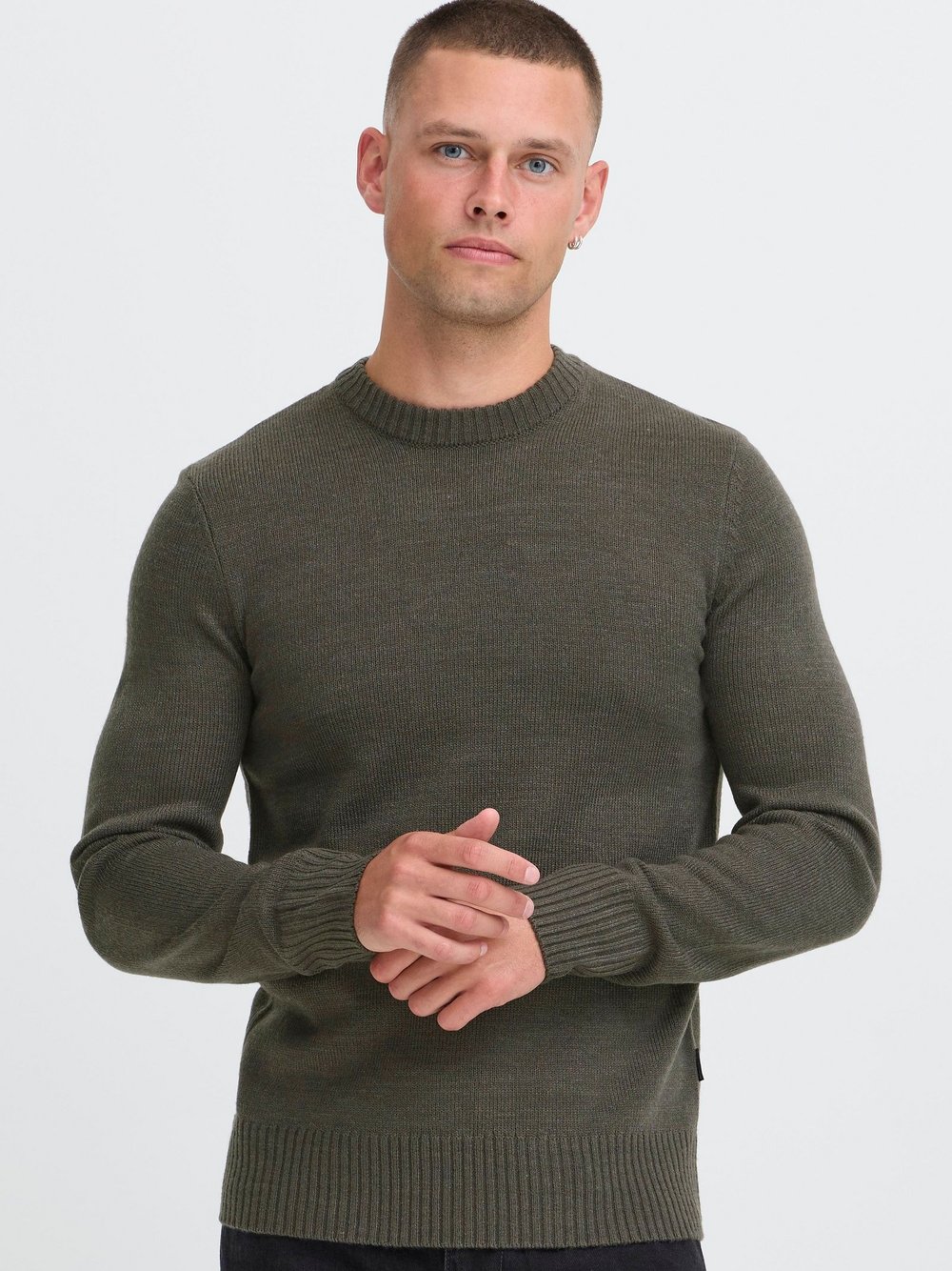 BLEND Strickpullover Herren grau, XL