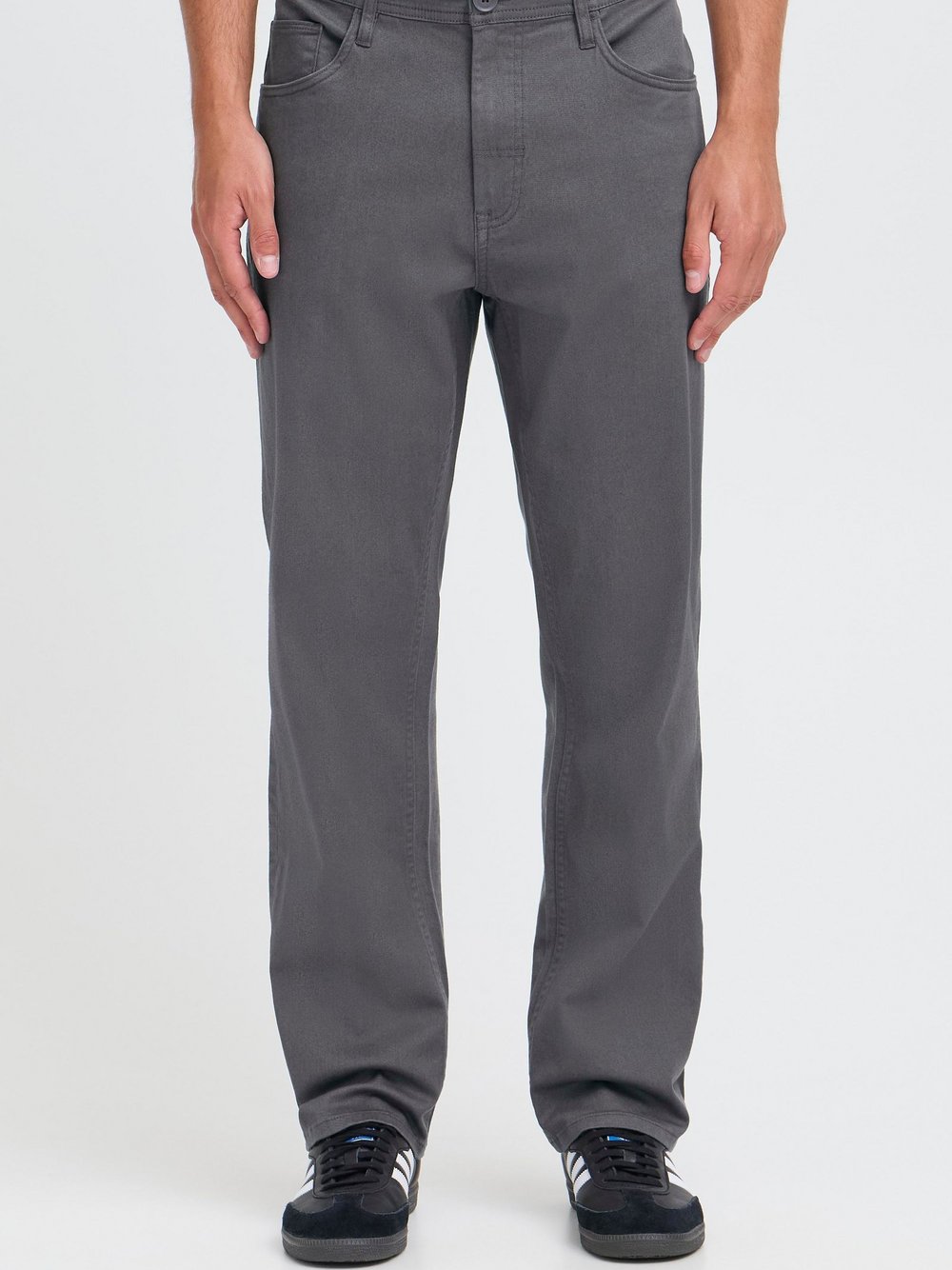 Thumbnail - BLEND Chinohose Herren Baumwolle grau, 36-34