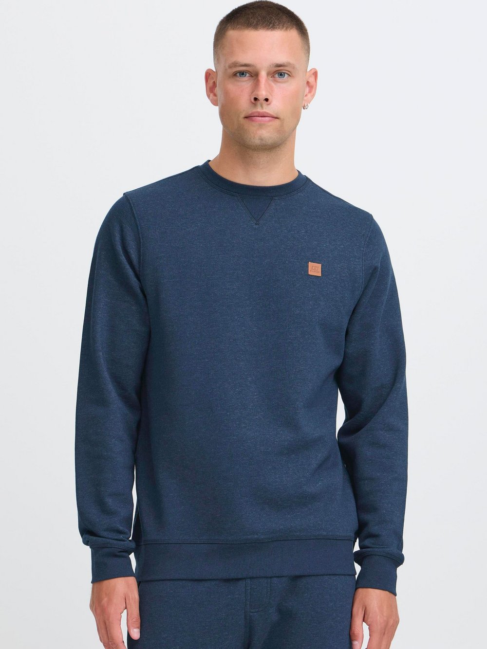 BLEND Sweater Herren Baumwolle blau, XXL