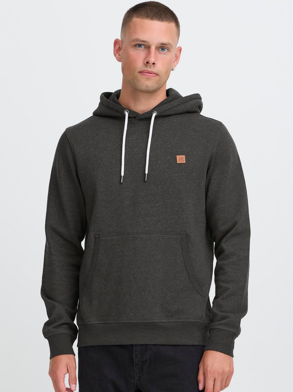 Thumbnail - BLEND Hoodie Herren Baumwolle grau, L