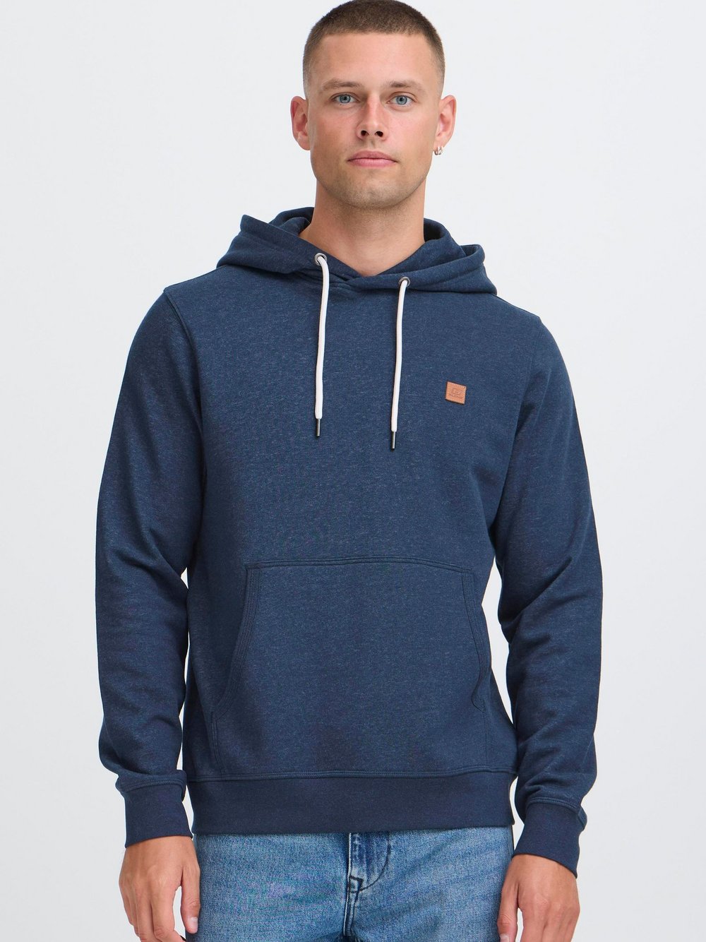 BLEND Hoodie Herren Baumwolle blau, XXXL
