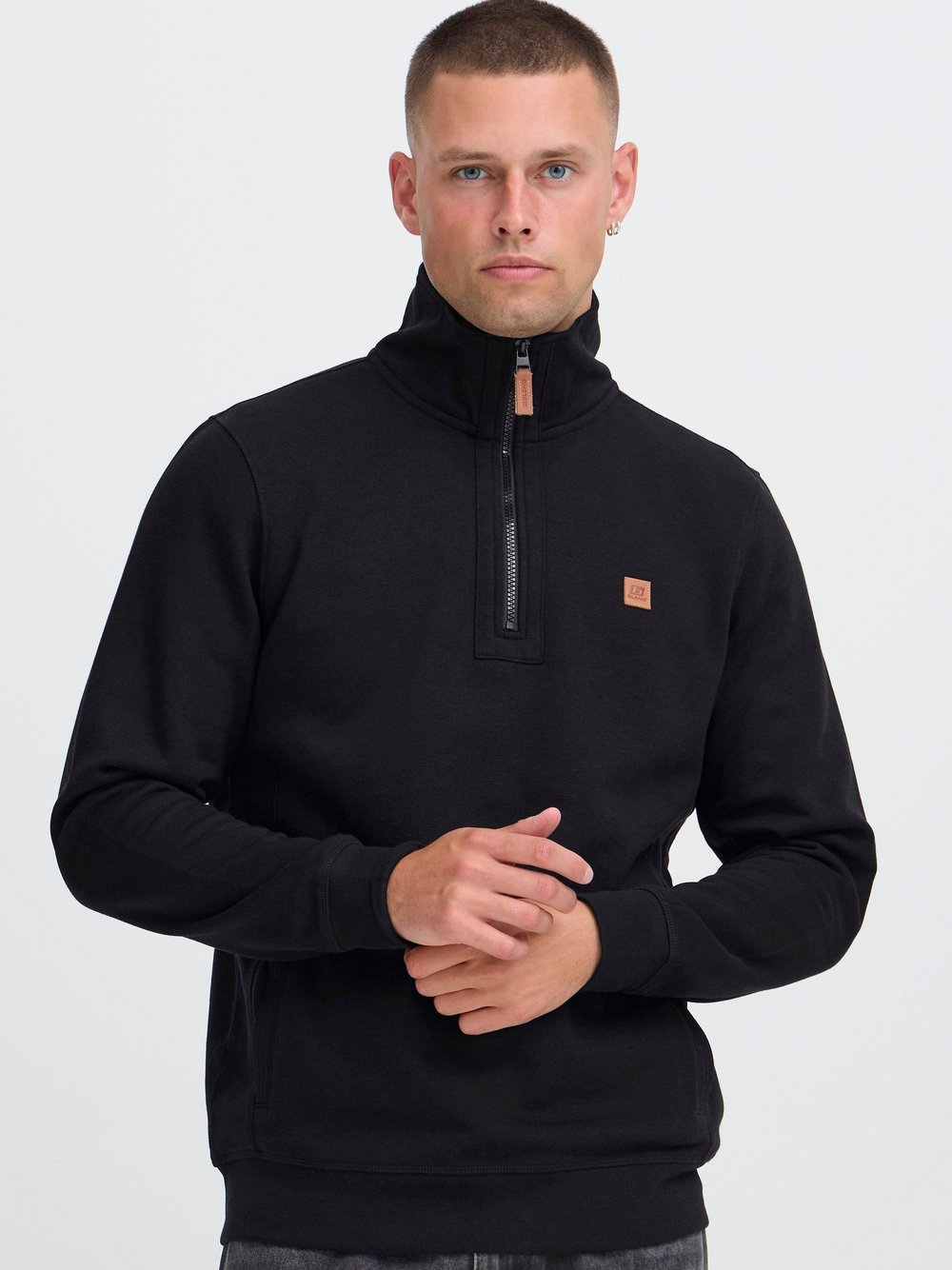 Thumbnail - BLEND Longsweatshirt Herren Baumwolle schwarz, S