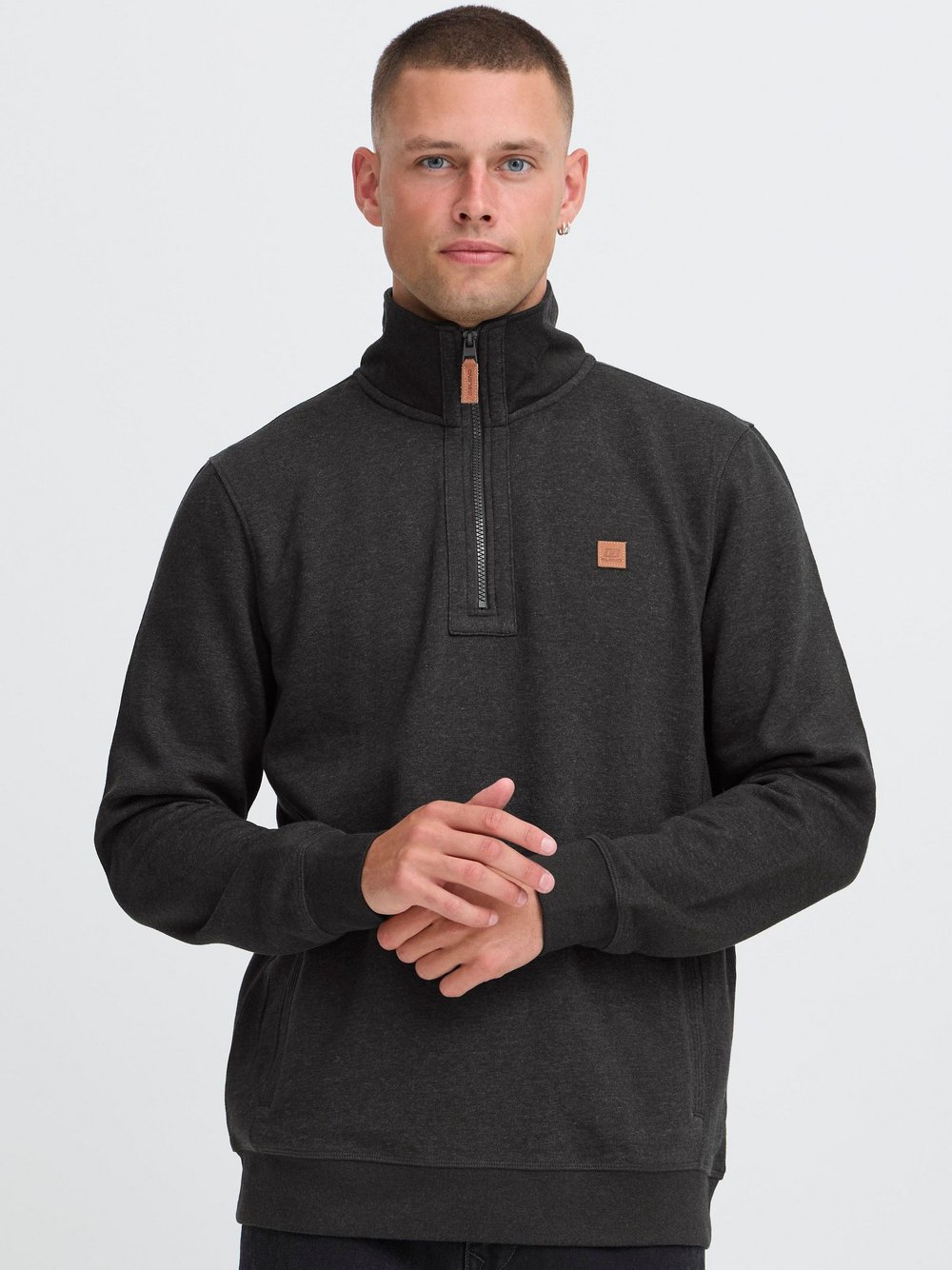 Thumbnail - BLEND Longsweatshirt Herren Baumwolle grau, L