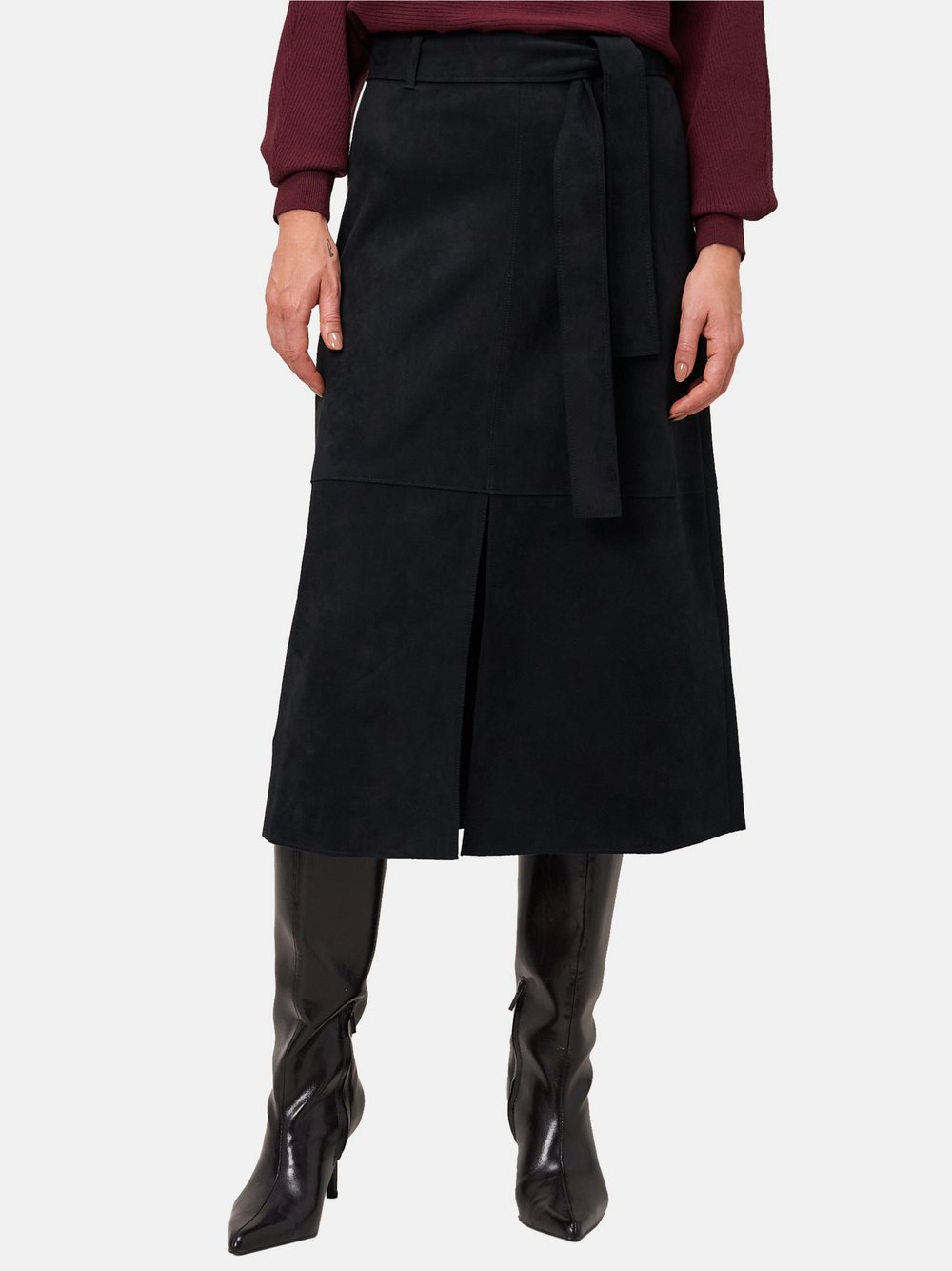 zero Midirock Damen schwarz, 44