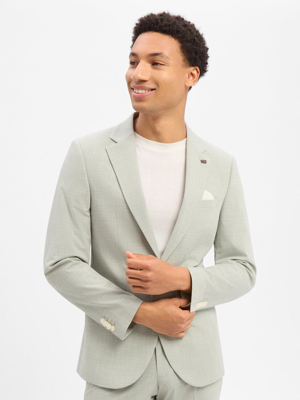 Finshley & Harding London kurtka modułowa - Brixdon Mężczyźni Slim Fit Sztuczne włókno szary
