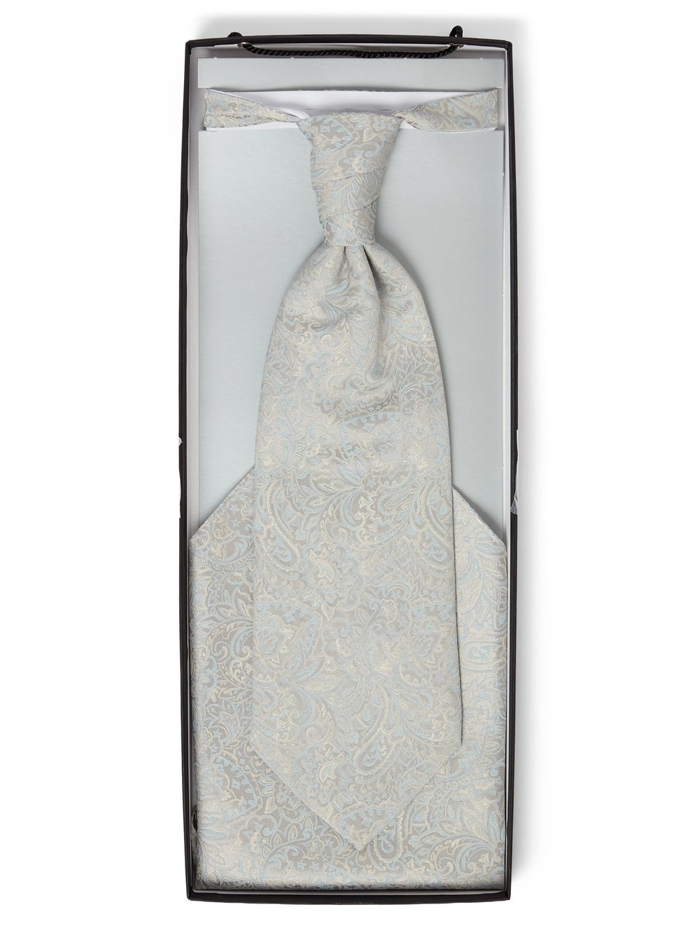 Digel Plastron und Einstecktuch Herren Regular Fit mehrfarbig gemustert, ONE SIZE