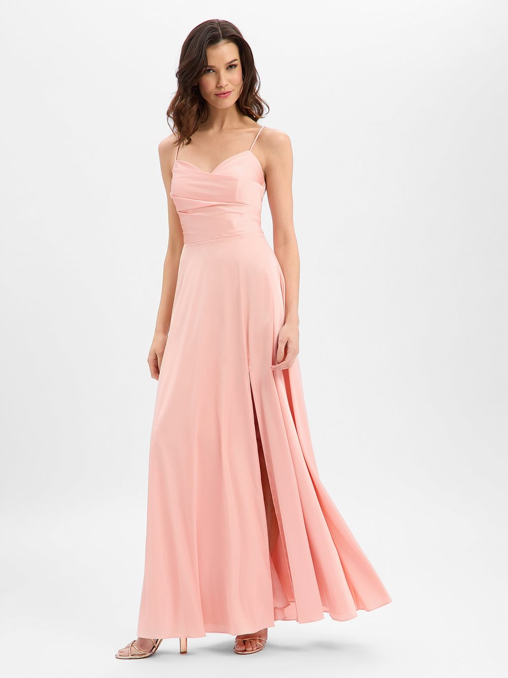 Marie Lund Abendkleid Damen Satin rosa, 42