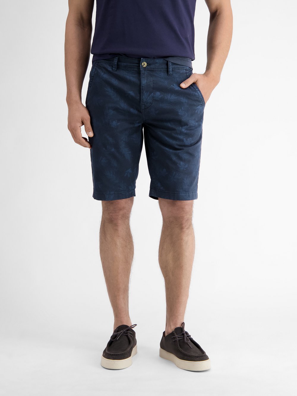 LERROS Bermudas Herren Baumwolle blau, 32
