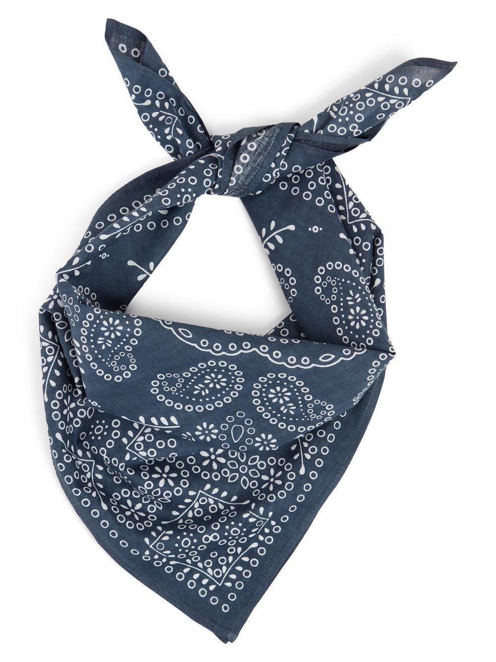 Nils Sundström Tuch Herren Baumwolle (100%) blau gemustert, ONE SIZE