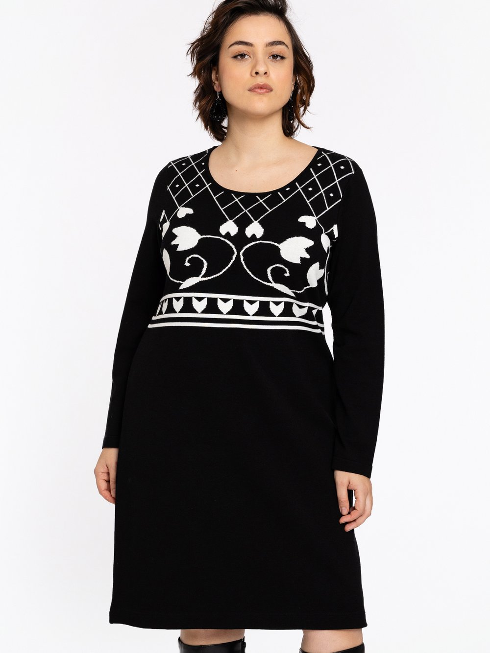 Thumbnail - YOEK Kleid Damen Viskose schwarz, 46-48