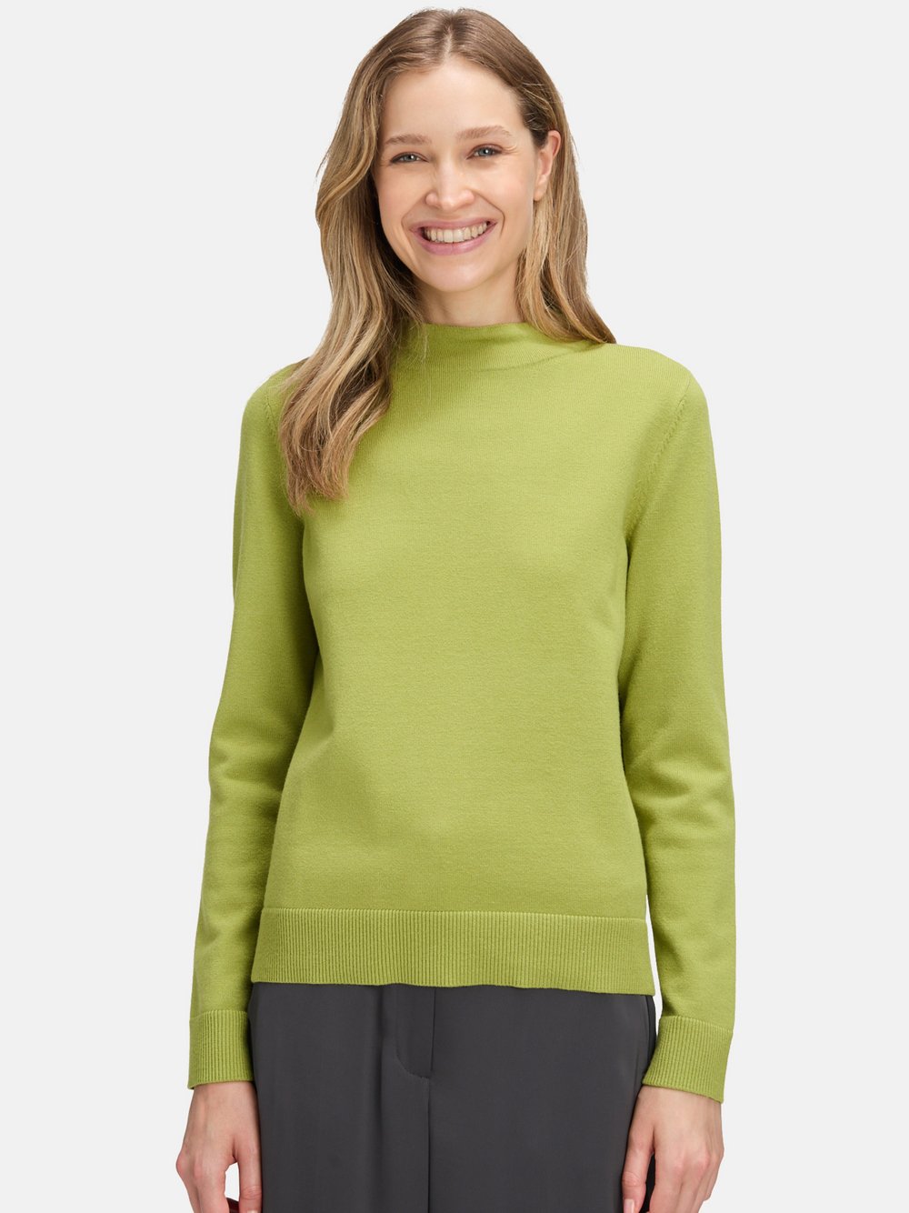 Betty Barclay Strickpullover Damen Viskose grün, 36