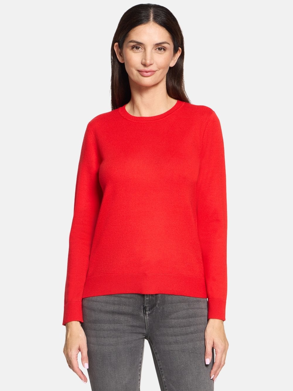 Thumbnail - Betty Barclay Basic-Strickpullover Damen Viskose rot, 36