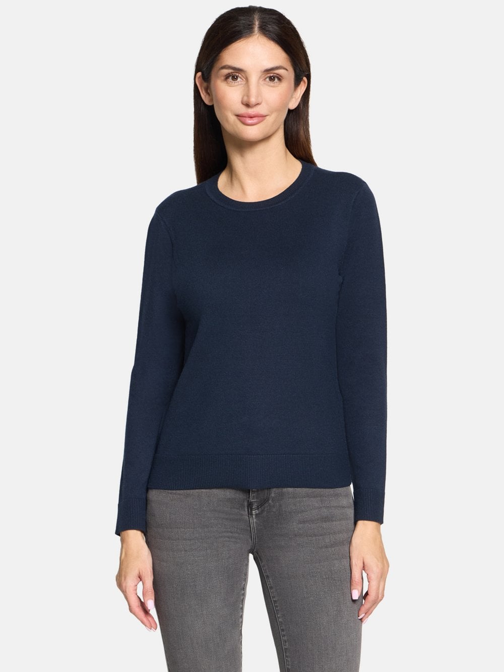 Betty Barclay Basic-Strickpullover Damen Viskose blau, 38