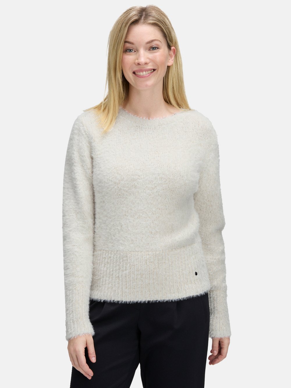 Betty & Co Strickpullover Damen Polyamid weiß, 40