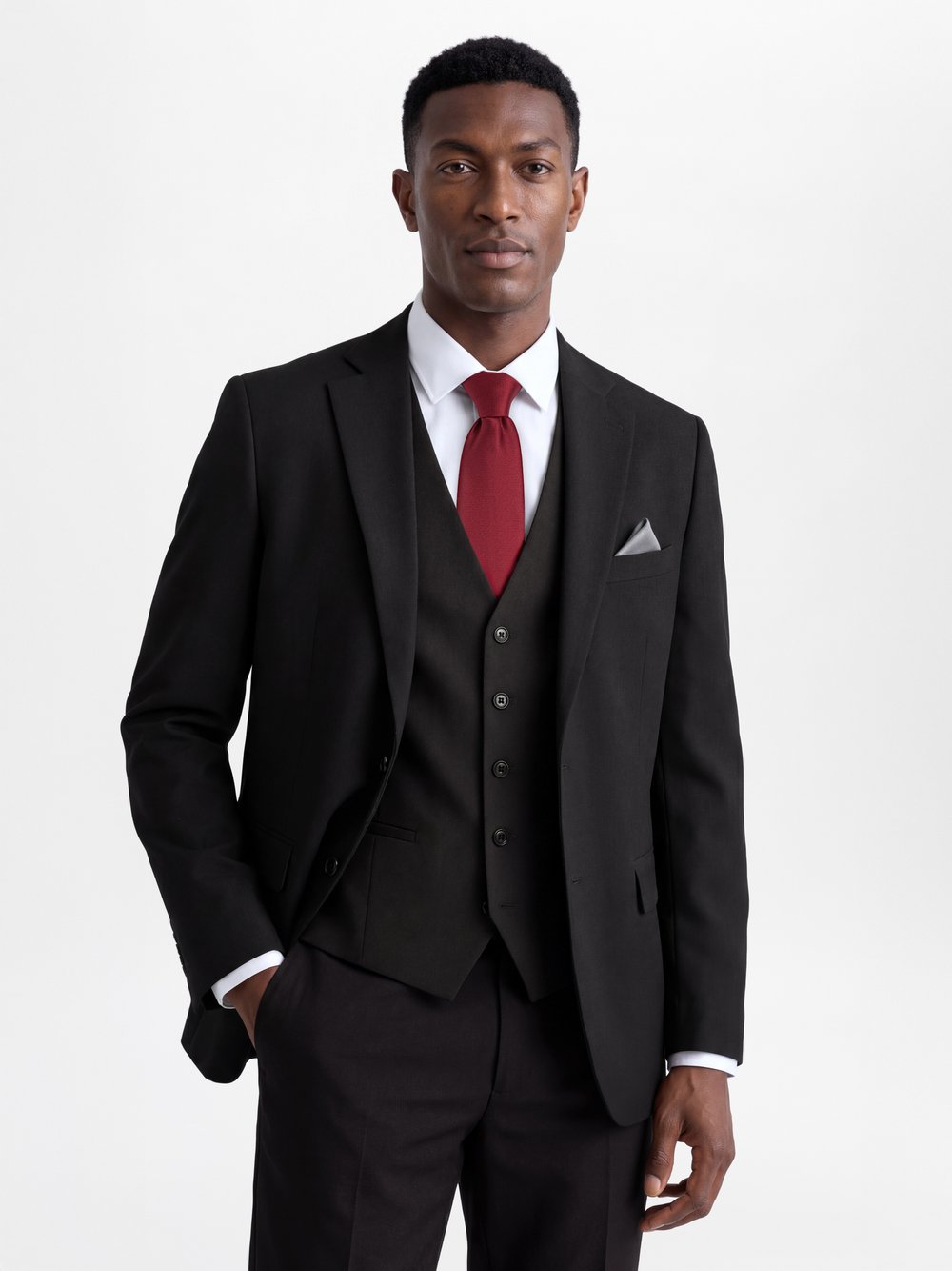 Finshley & Harding Baukasten-Sakko Regular Fit Herren Regular Fit anthrazit, 56