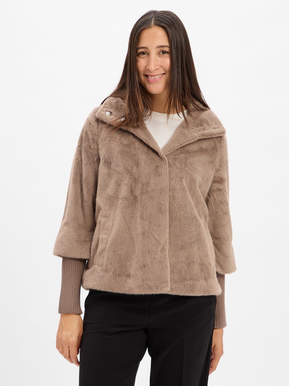 zero Jacke aus Kunstfell Damen mehrfarbig, 42