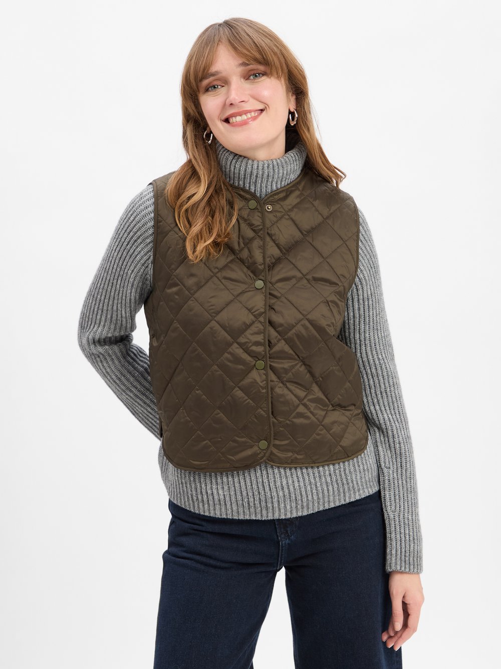 zero Steppweste Damen grün, 42