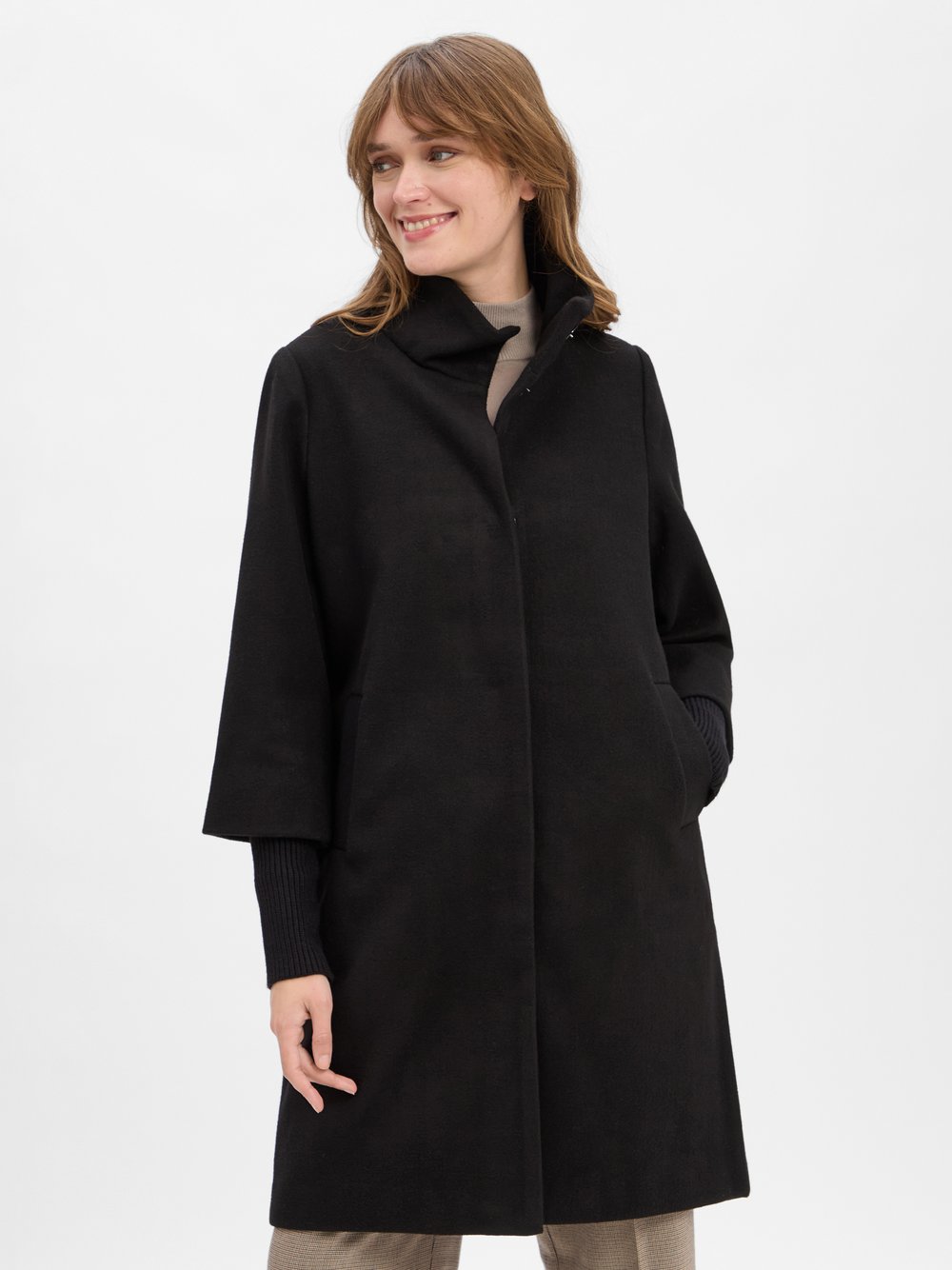 Thumbnail - zero Mantel Damen schwarz, 38