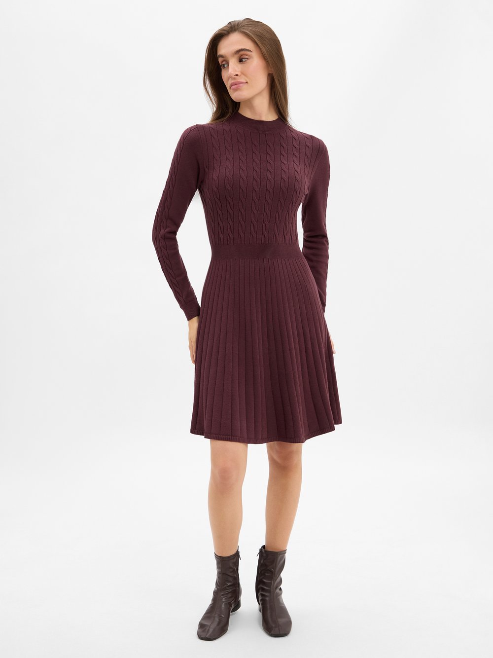 zero Kleid Damen Viskose braun, 38