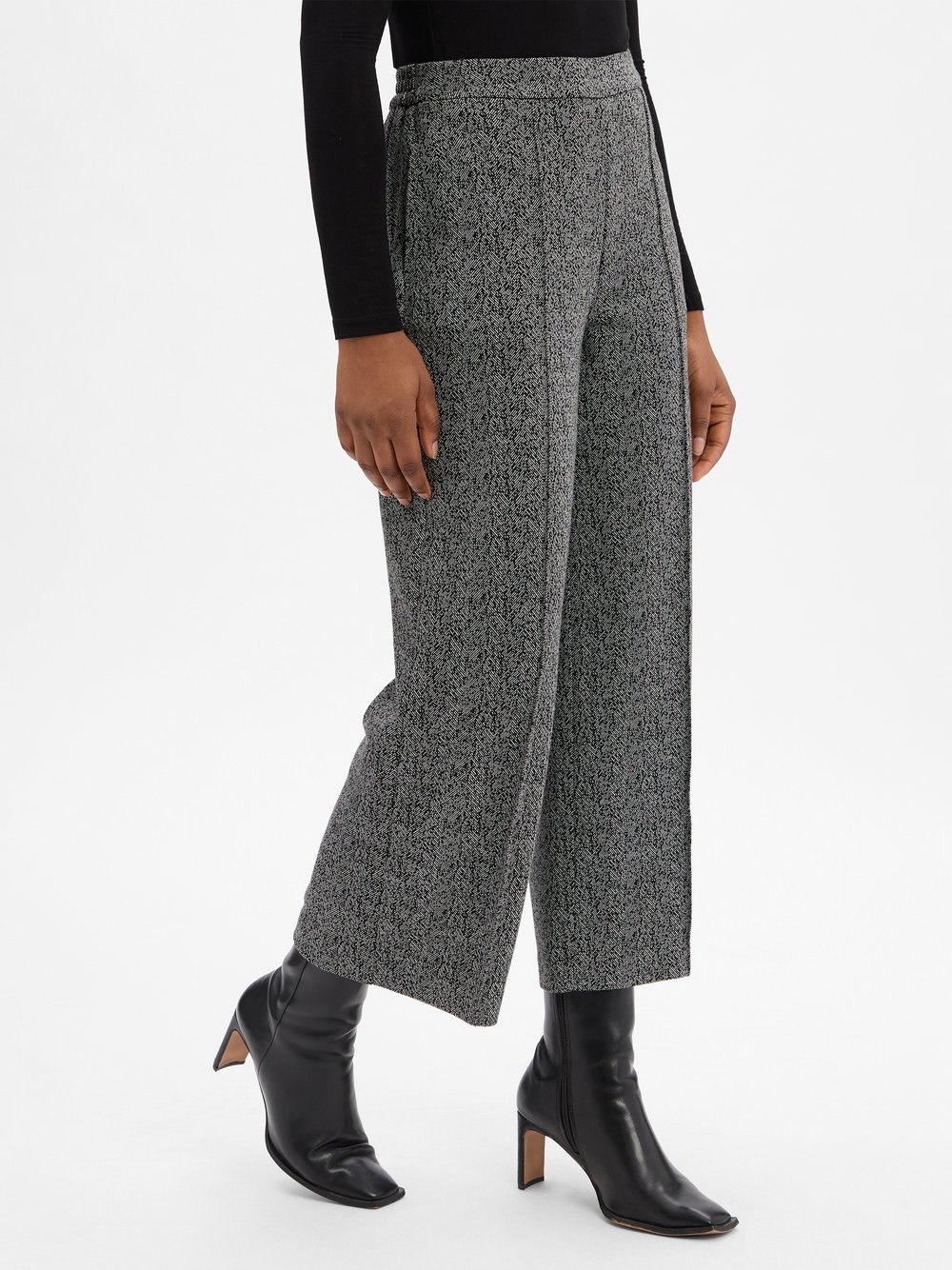 zero Culotte Damen grau gemustert, 34