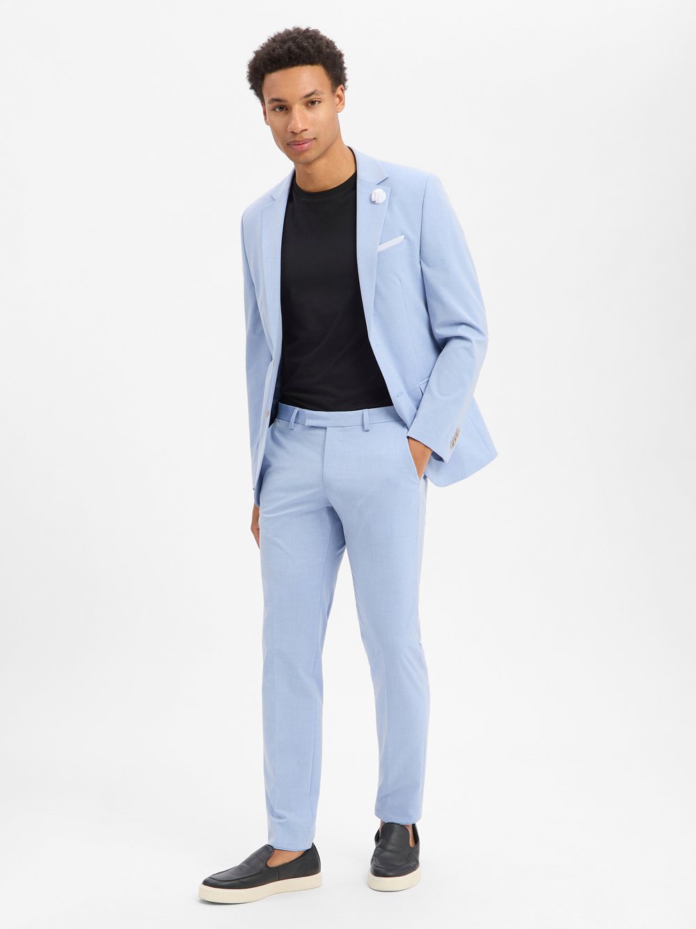 Thomas Goodwin Anzug Herren Regular Fit blau, 102