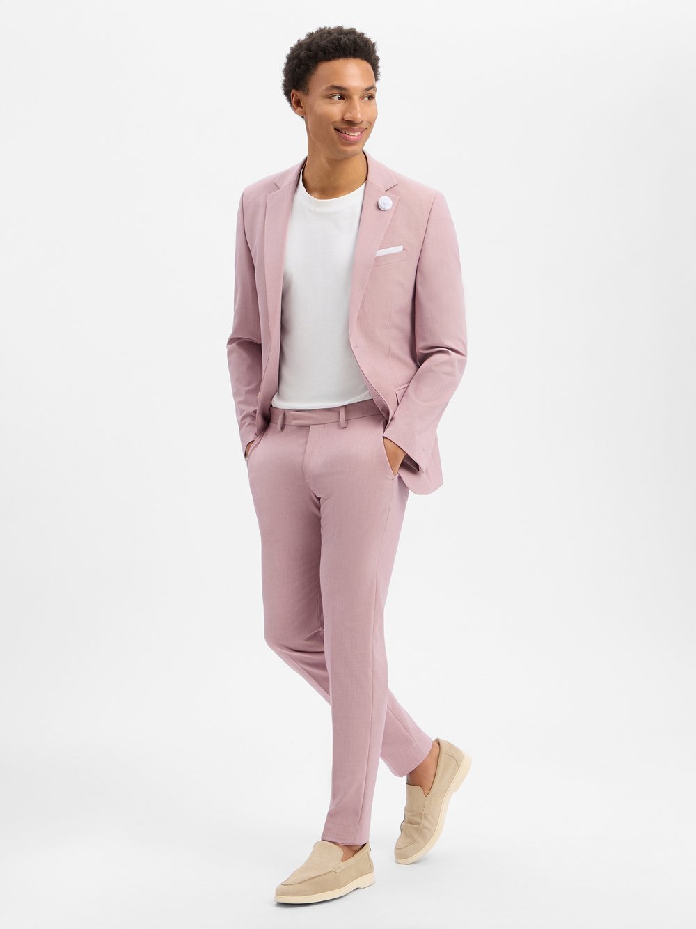 Thomas Goodwin Anzug Herren Regular Fit rosa, 48