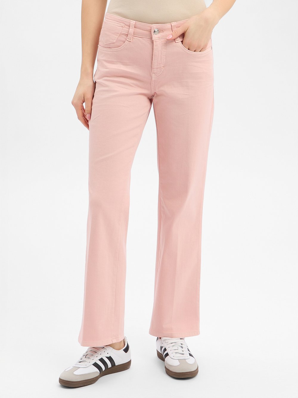 MAC Hose Damen Baumwolle rosa, 34-30