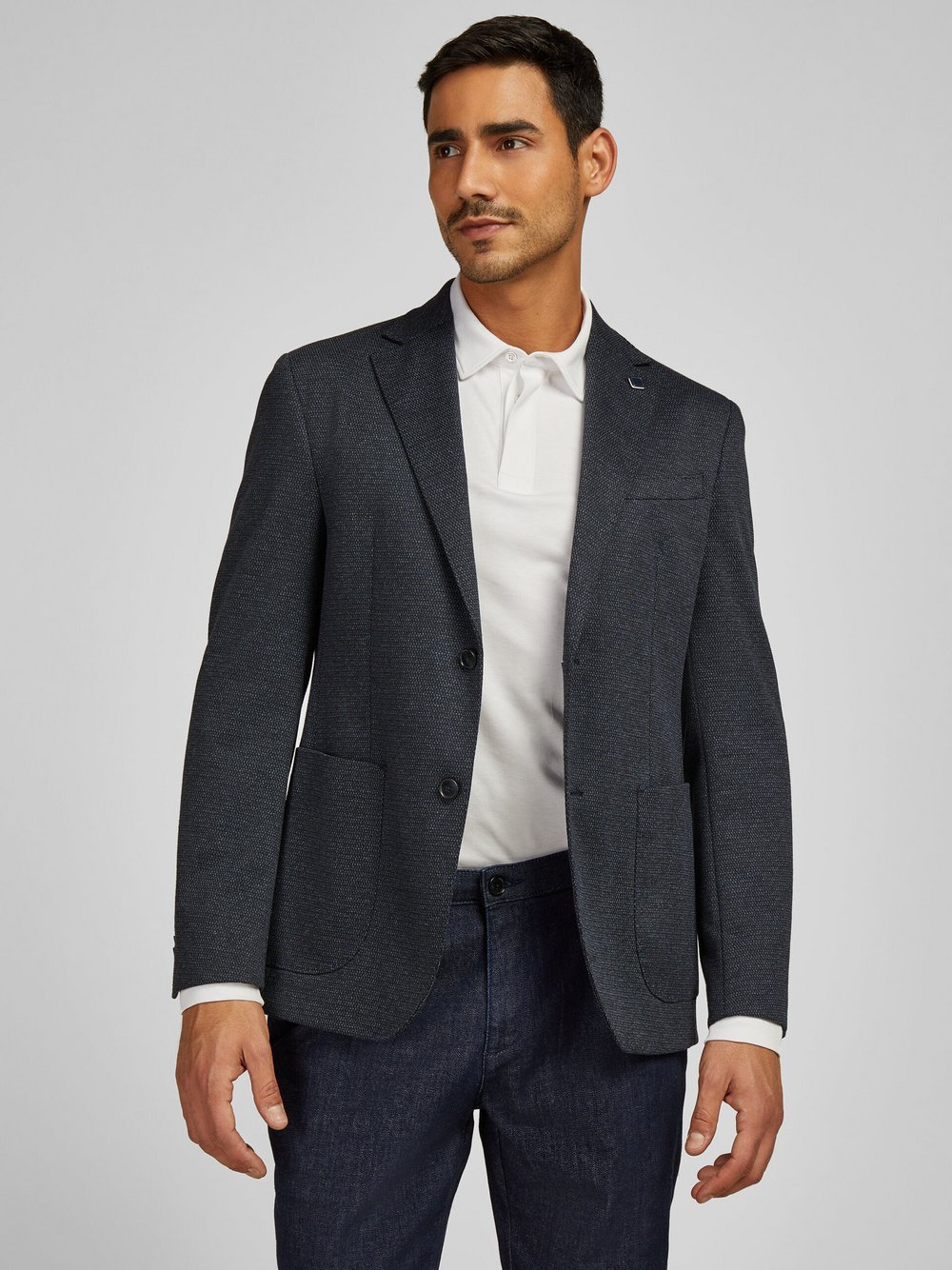 Thumbnail - Daniel Hechter Sakko Herren Regular Fit blau meliert, 48