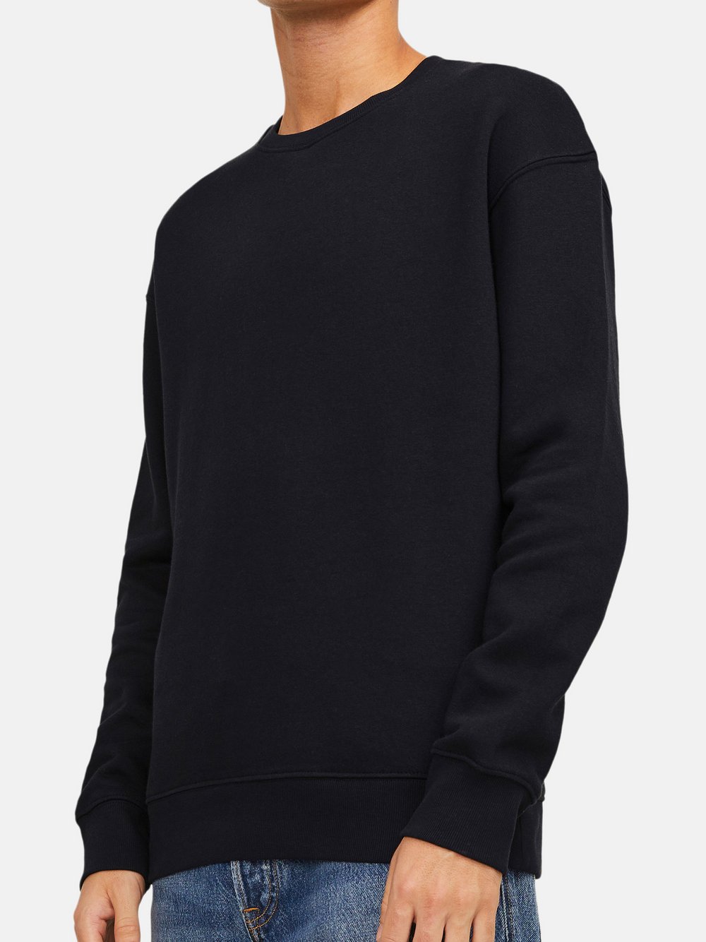 Thumbnail - Jack & Jones Sweatshirt Herren Baumwolle schwarz, M