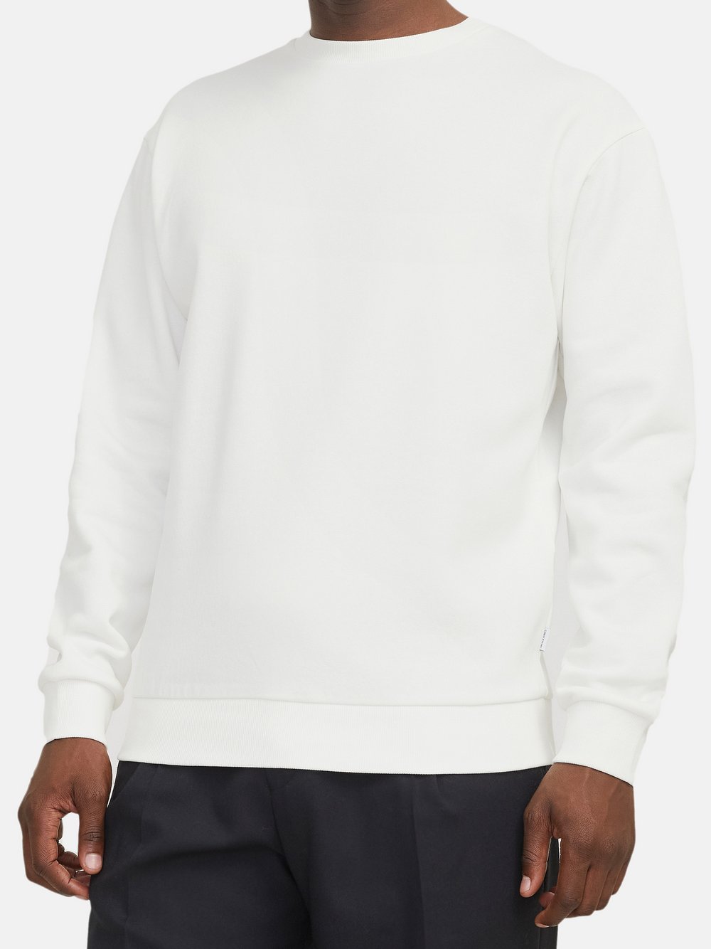 Jack & Jones Sweatshirt Herren Baumwolle weiß, L