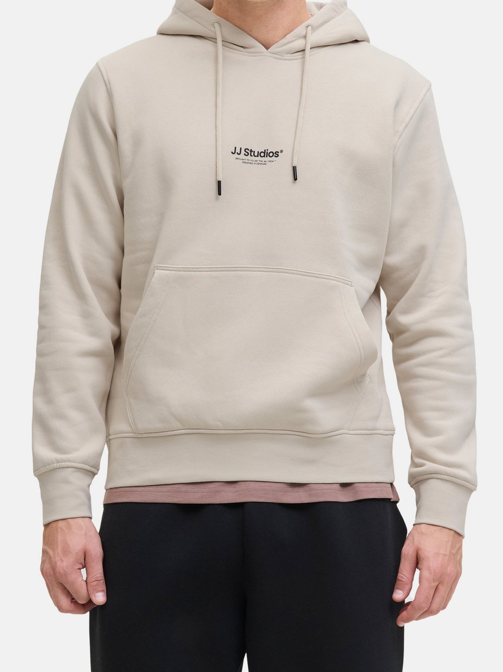 Thumbnail - Jack & Jones Hoodie Herren Baumwolle beige, S