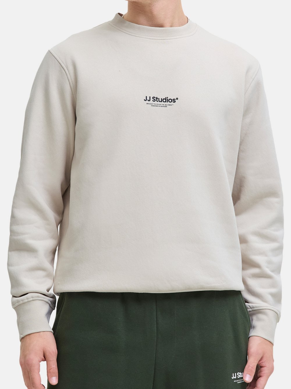 Jack & Jones Sweatshirt Soho im 2er-Pack Herren Baumwolle beige, XXXL