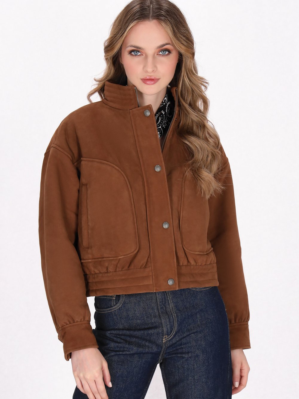 Dreimaster Jacke - Braun Extra Klein - Bild 2
