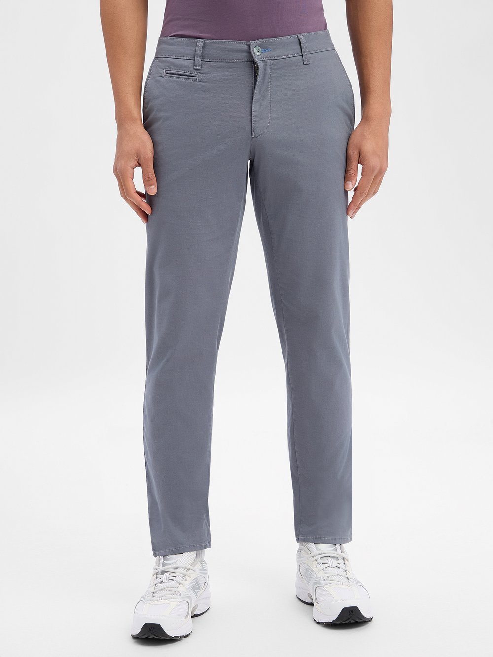 Thumbnail - BRAX Chino Herren Baumwolle grau, 36-32