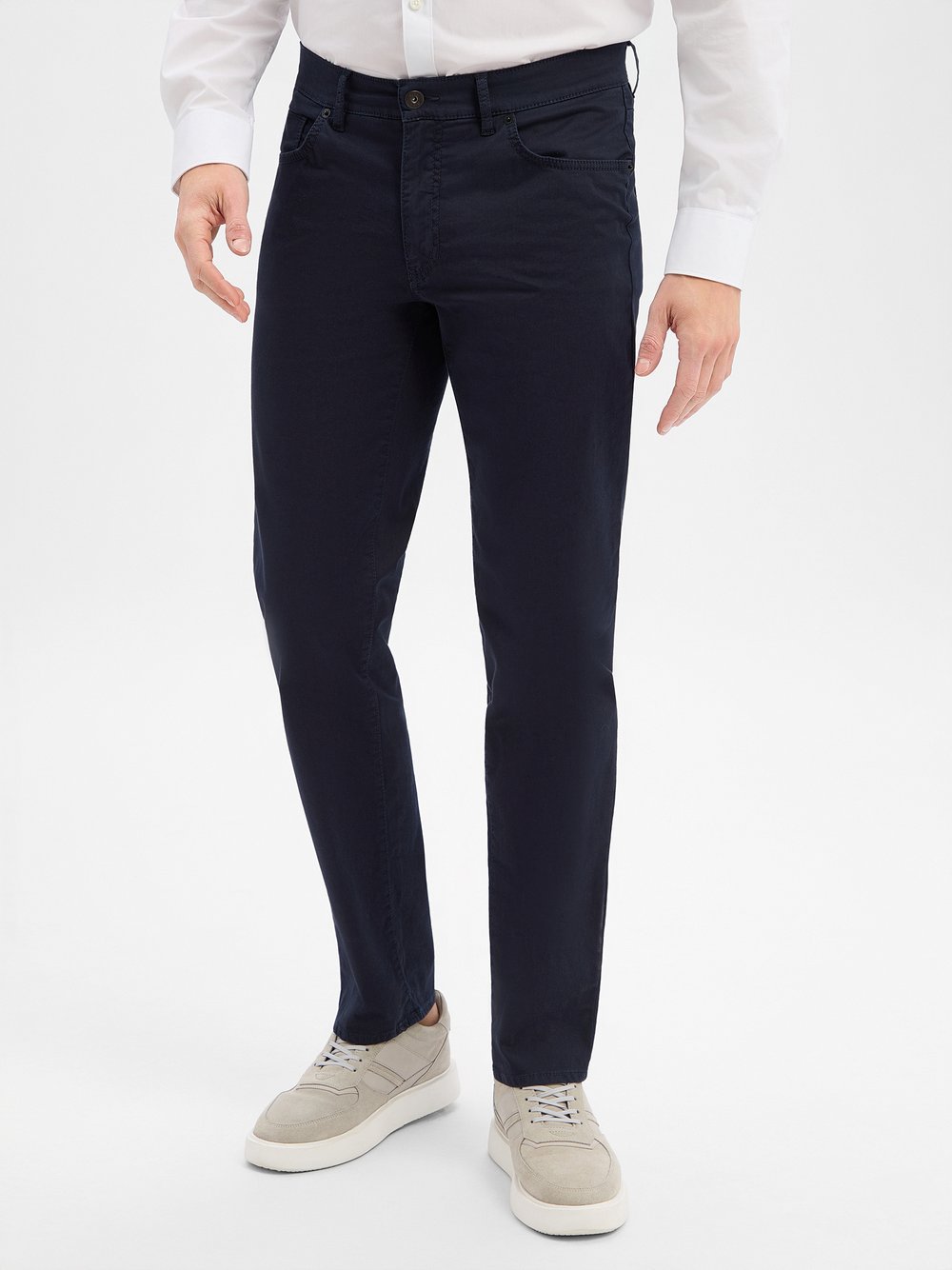 BRAX Stoffhose Herren Baumwolle blau, 36-36
