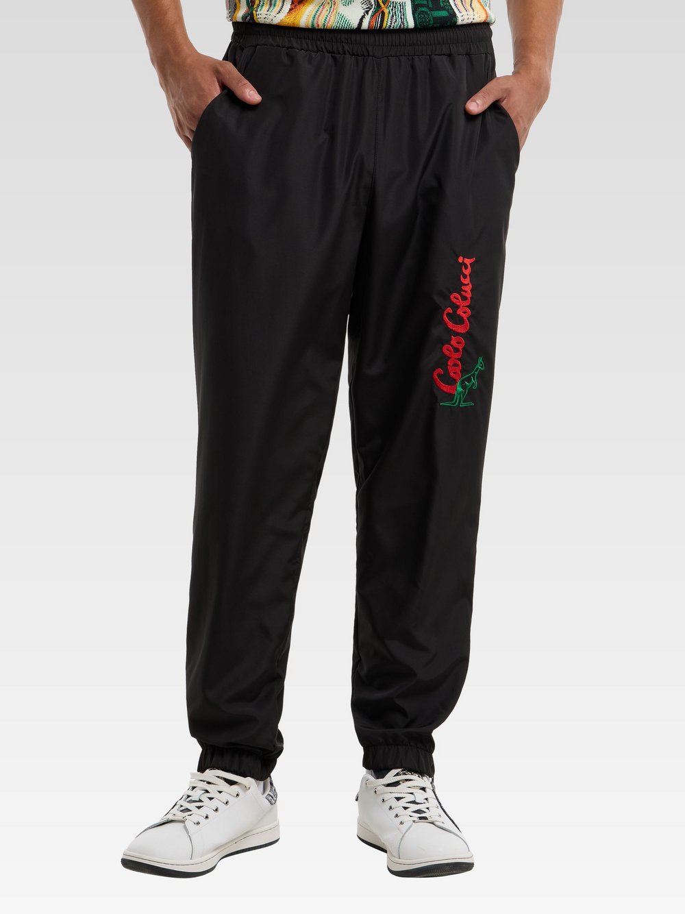 Carlo Colucci Trainingshose Herren schwarz, XL