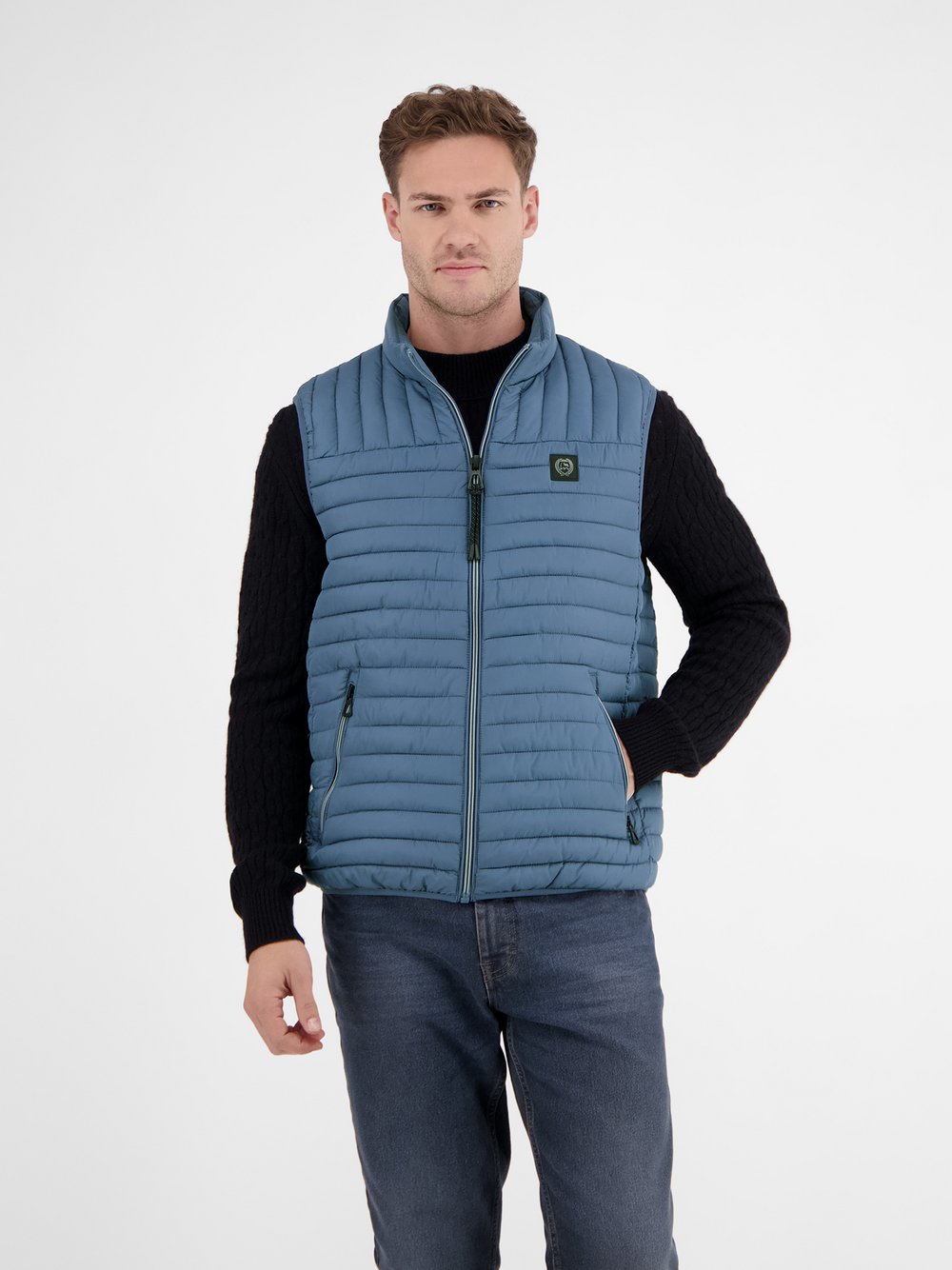 LERROS Steppweste Herren blau, S