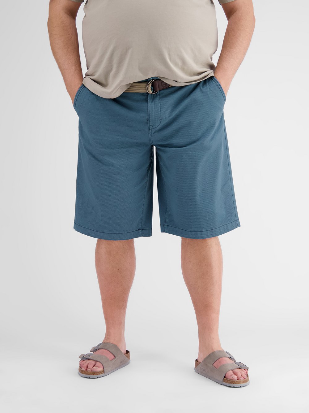 LERROS Bermudas Herren Baumwolle blau, 6XL